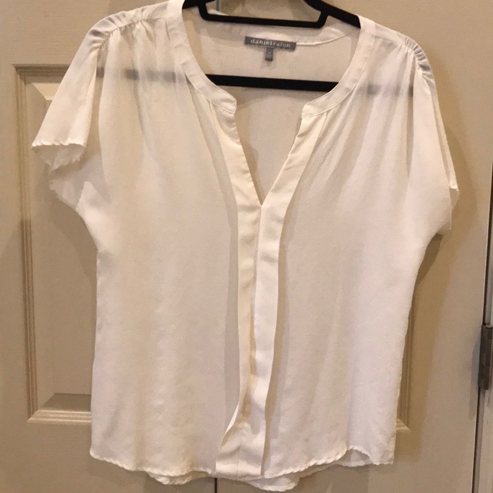 Silk top by Daniel Rainn